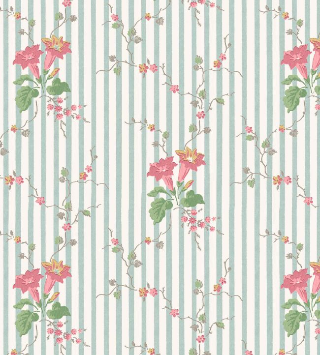 WMF-479-01LD - Lilibet Fabric - Duckegg - Woodchip & Magnolia