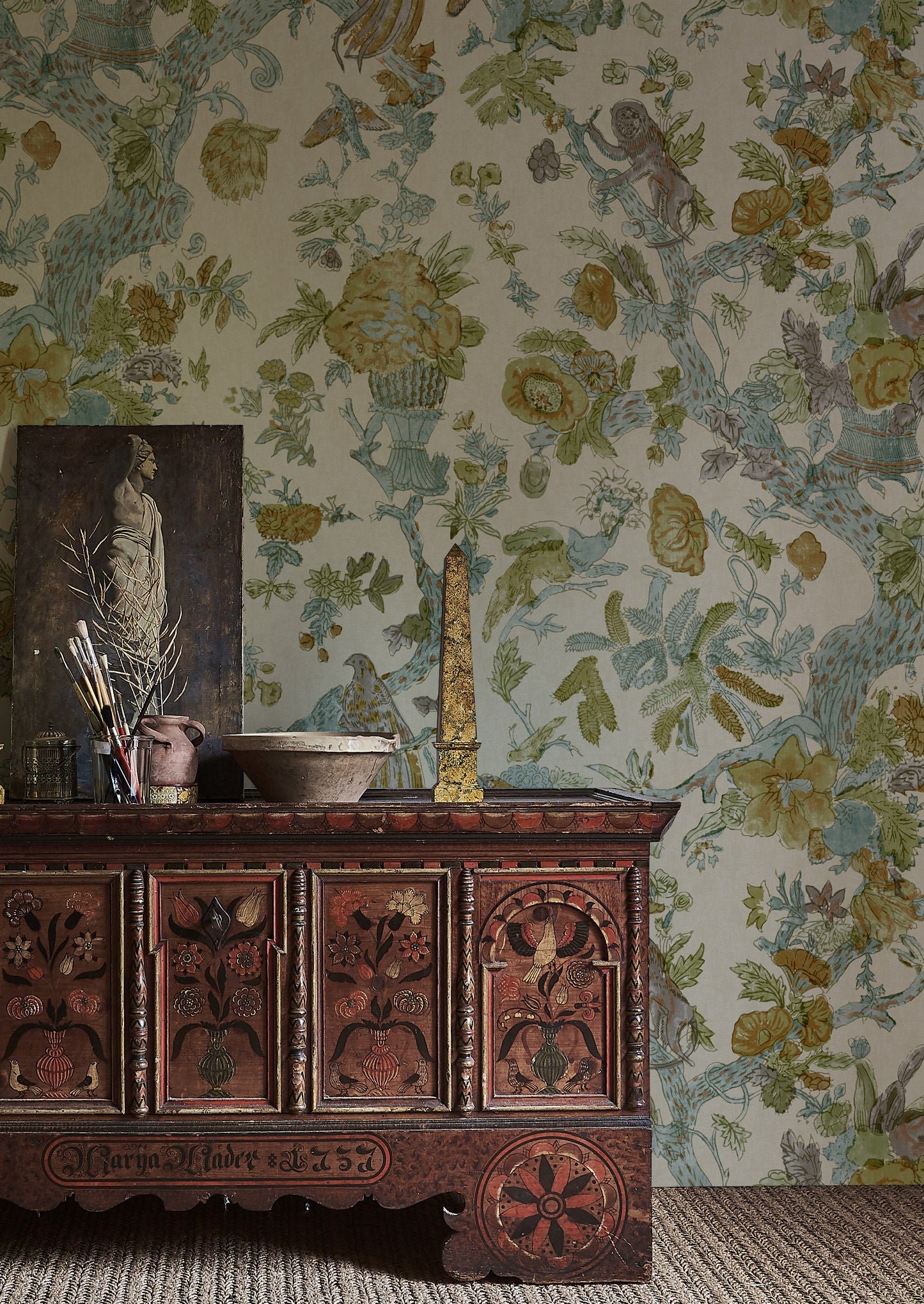 Wild Thing Wallpaper - Ginger Kiwi