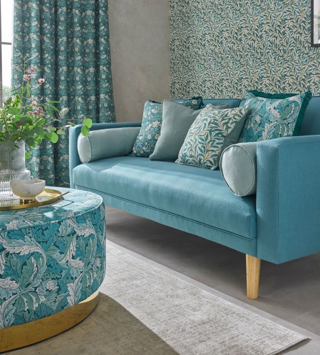 Willow Boughs Fabric - Denim - F1679/01 - Clarke & Clarke