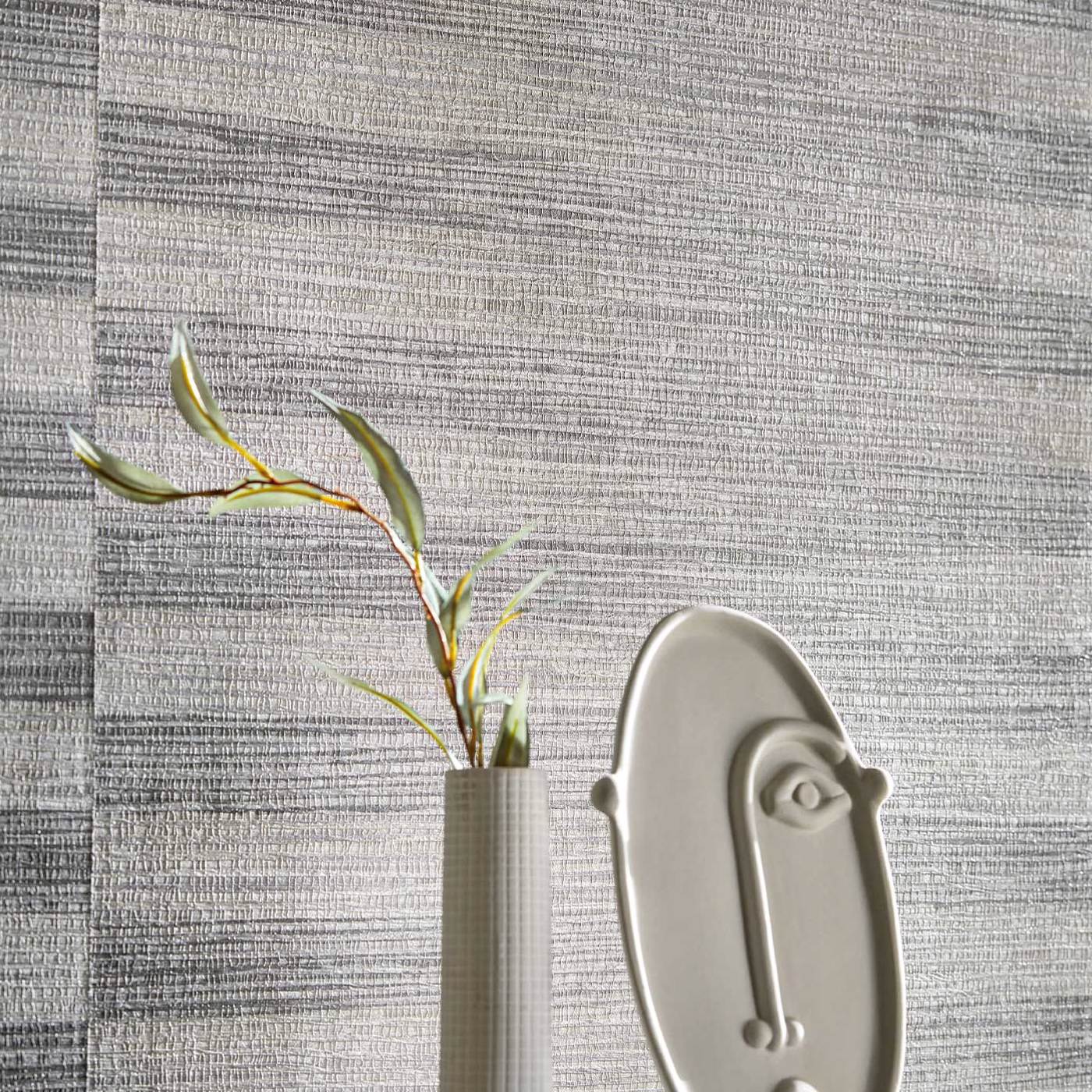 Kensington Grasscloth Wallpaper - Paris Grey - ZHIW313003