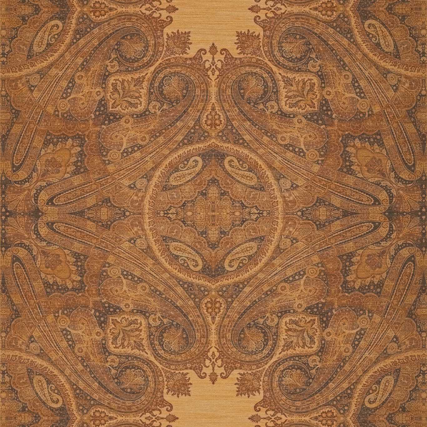Elswick Paisley Wallpaper - Sunstone - ZKEM312646