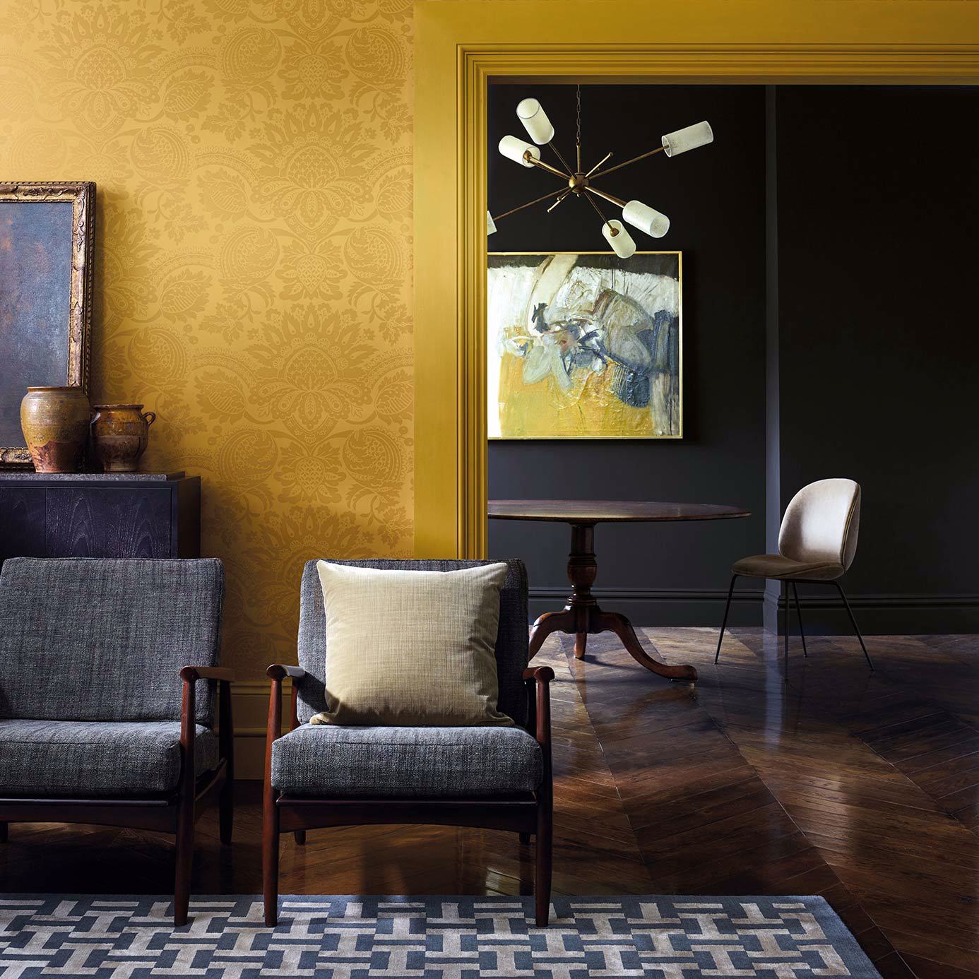 Pomegranate Wallpaper - Tigers Eye - ZPAL312692