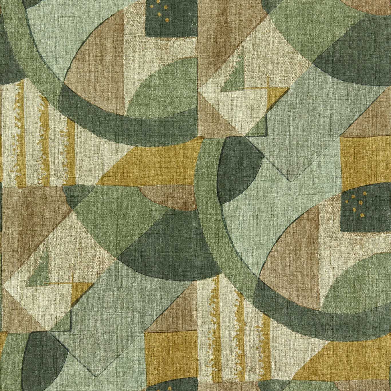 Abstract 1928 Wallpaper - Antique Olivine - Zoffany - ZRHW312887 - Morris Wallpaper