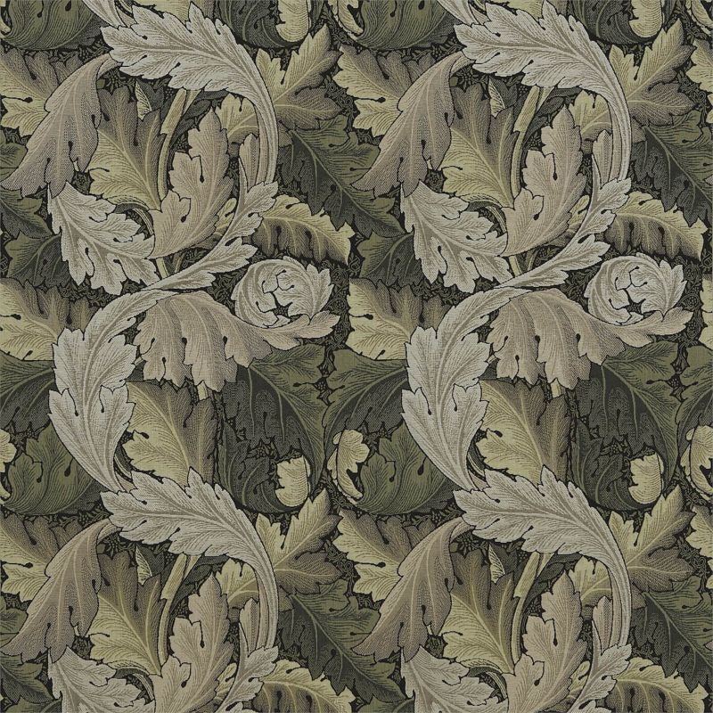 Acanthus Tapestry Fabric - Forest/Hemp - Morris & Co - 230273 - Premier Wallcovering