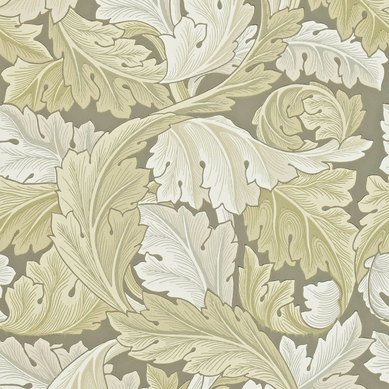 Acanthus Wallpaper - Stone - Morris & Co - 212552 - Morris Wallpaper