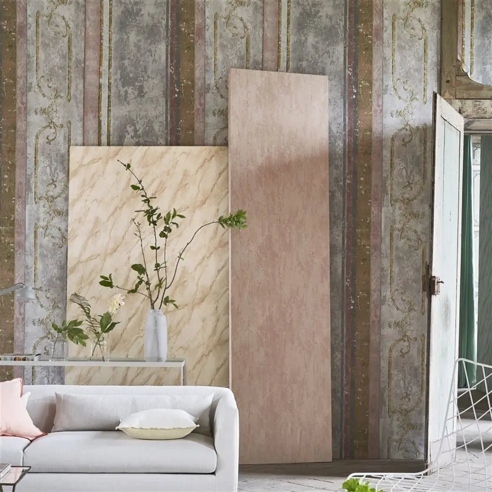 Ajanta Wallpaper - Tuberose - P555/21 - Designers Guild