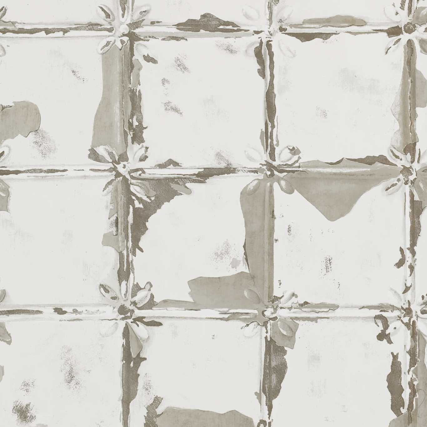 Akoa Wallpaper - Platinum - HLEO110635 - Harlequin