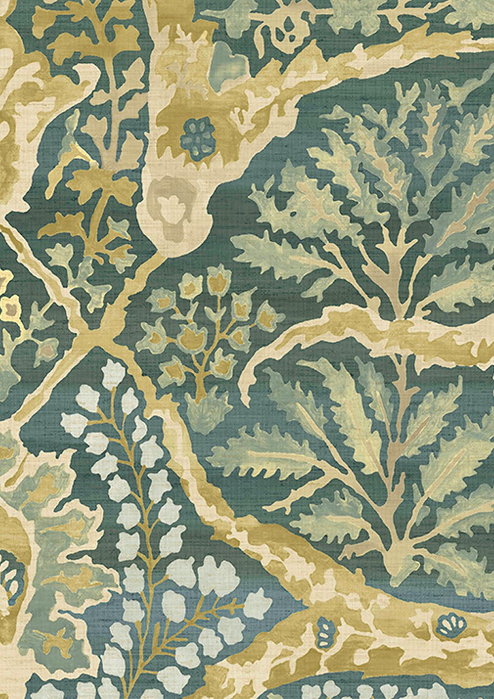 Alhambra 50 Wallpaper - Verdure - Lewis & Wood - Premier Wallcovering