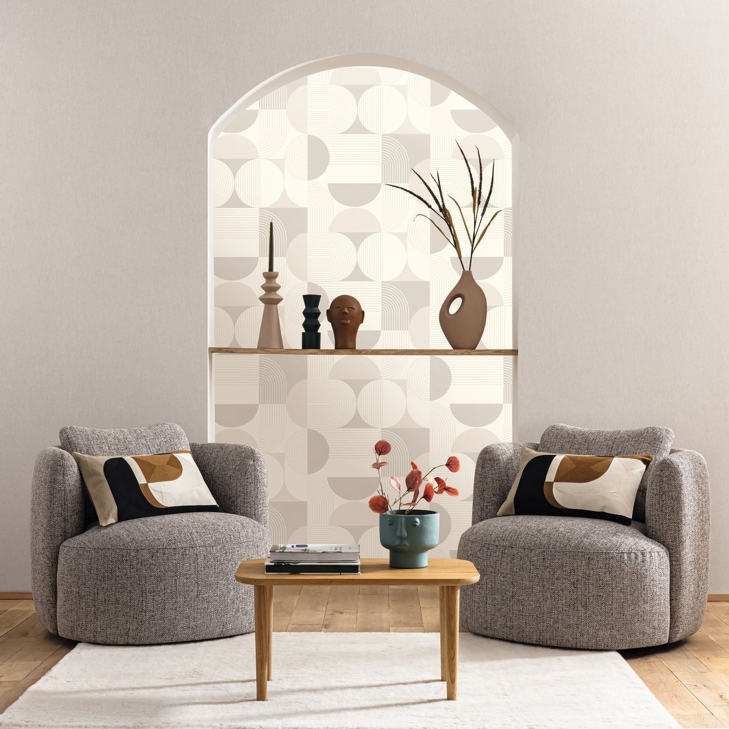 Amplitude Wallpaper - Gris Souris - Caselio - 105500901