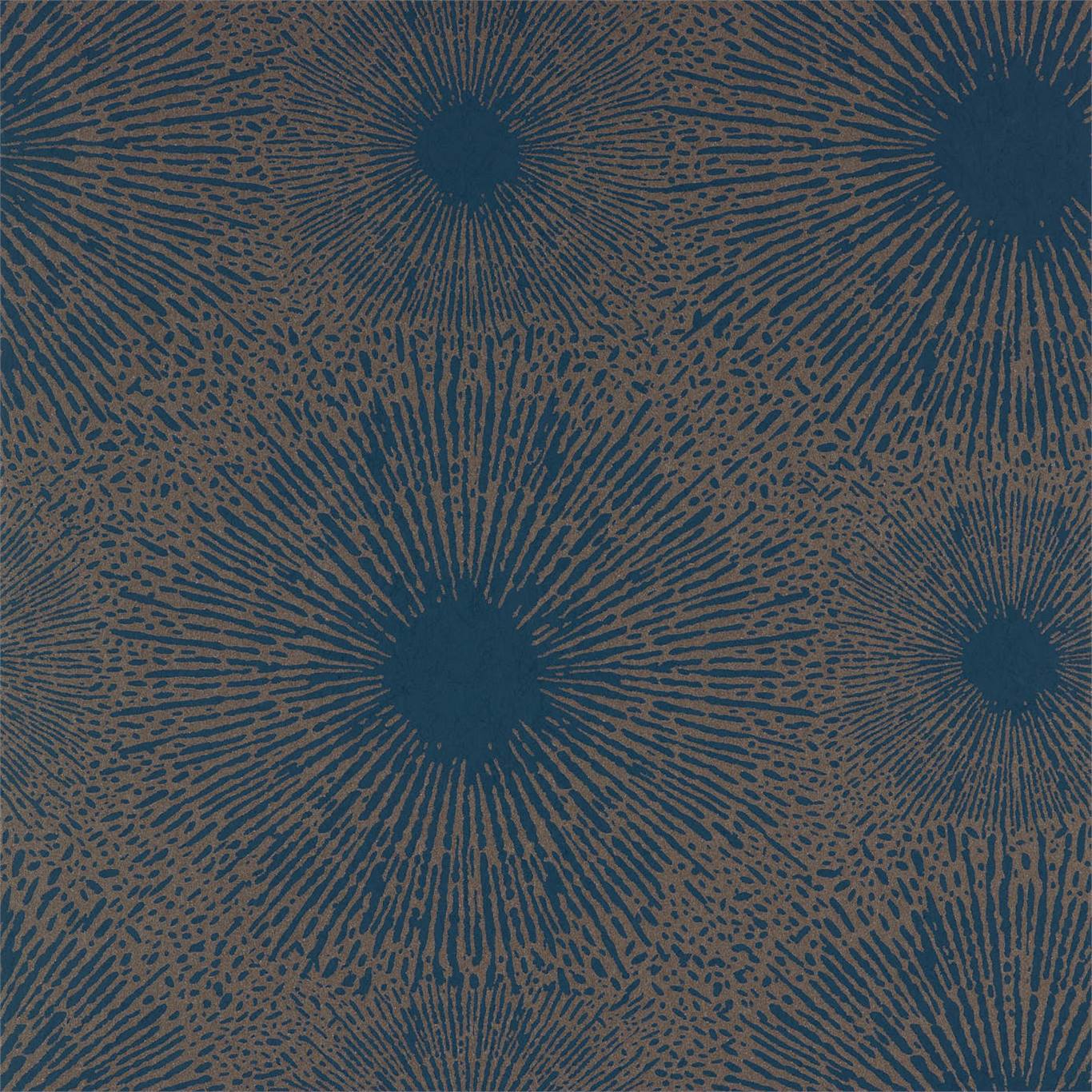 Anthology Perlite Wallpaper - Lapis / Copper Ore - Harlequin - EVIW112068