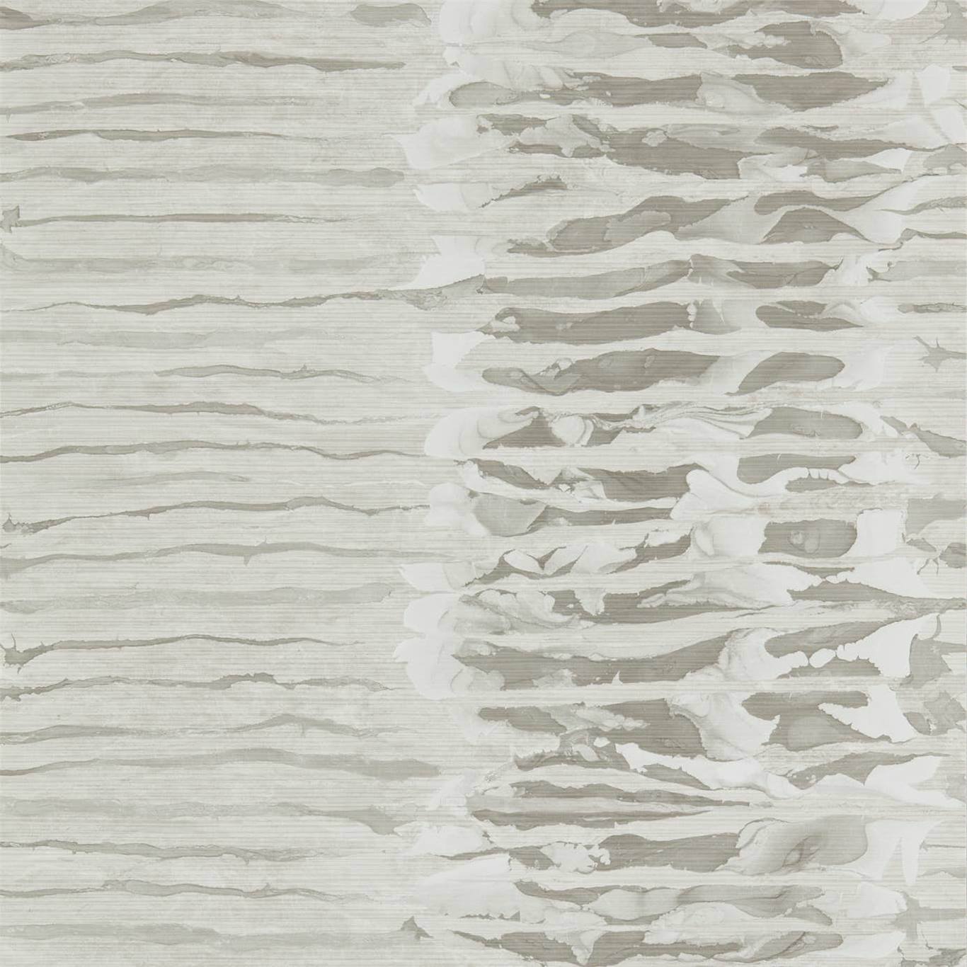 Anthology Ripple Stripe Wallpaper - Mist - Harlequin - EANW112580