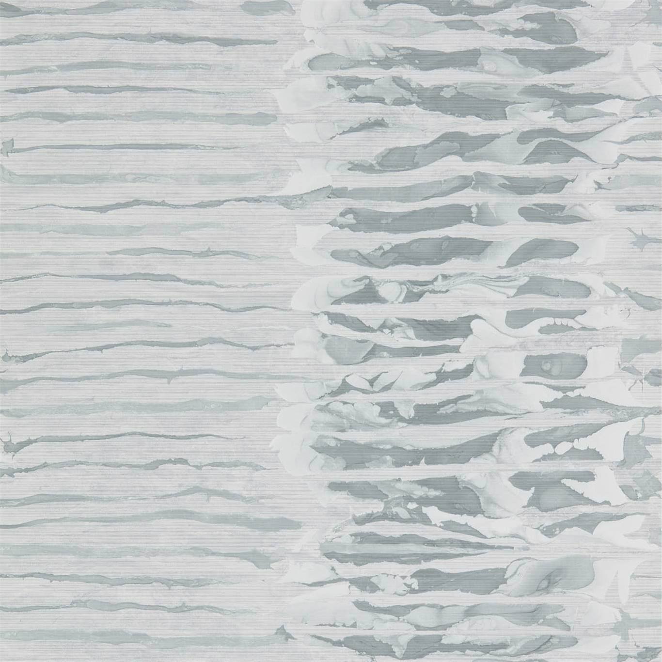 Anthology Ripple Stripe Wallpaper - Steel - Harlequin - EANW112577
