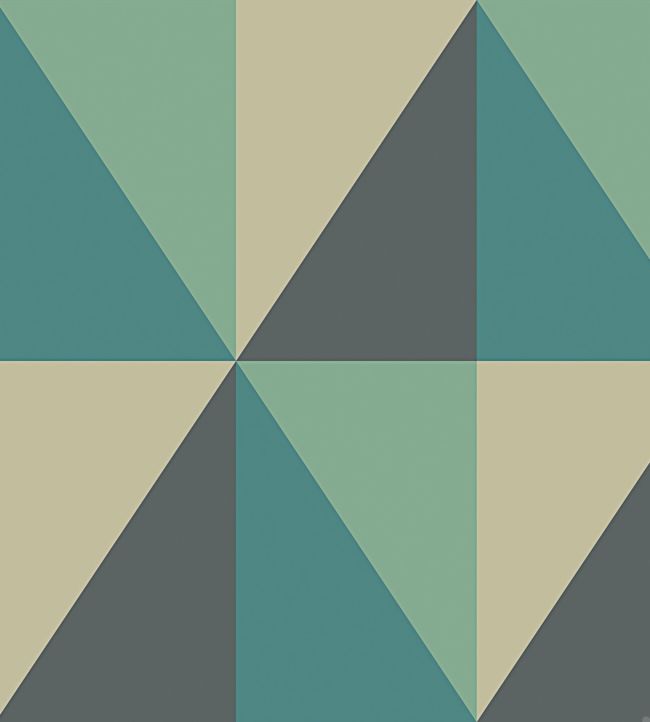 Apex Grand Wallpaper - Viridian, Petrol & Ink - 105/10045 - Cole & Son - Premier Wallcovering