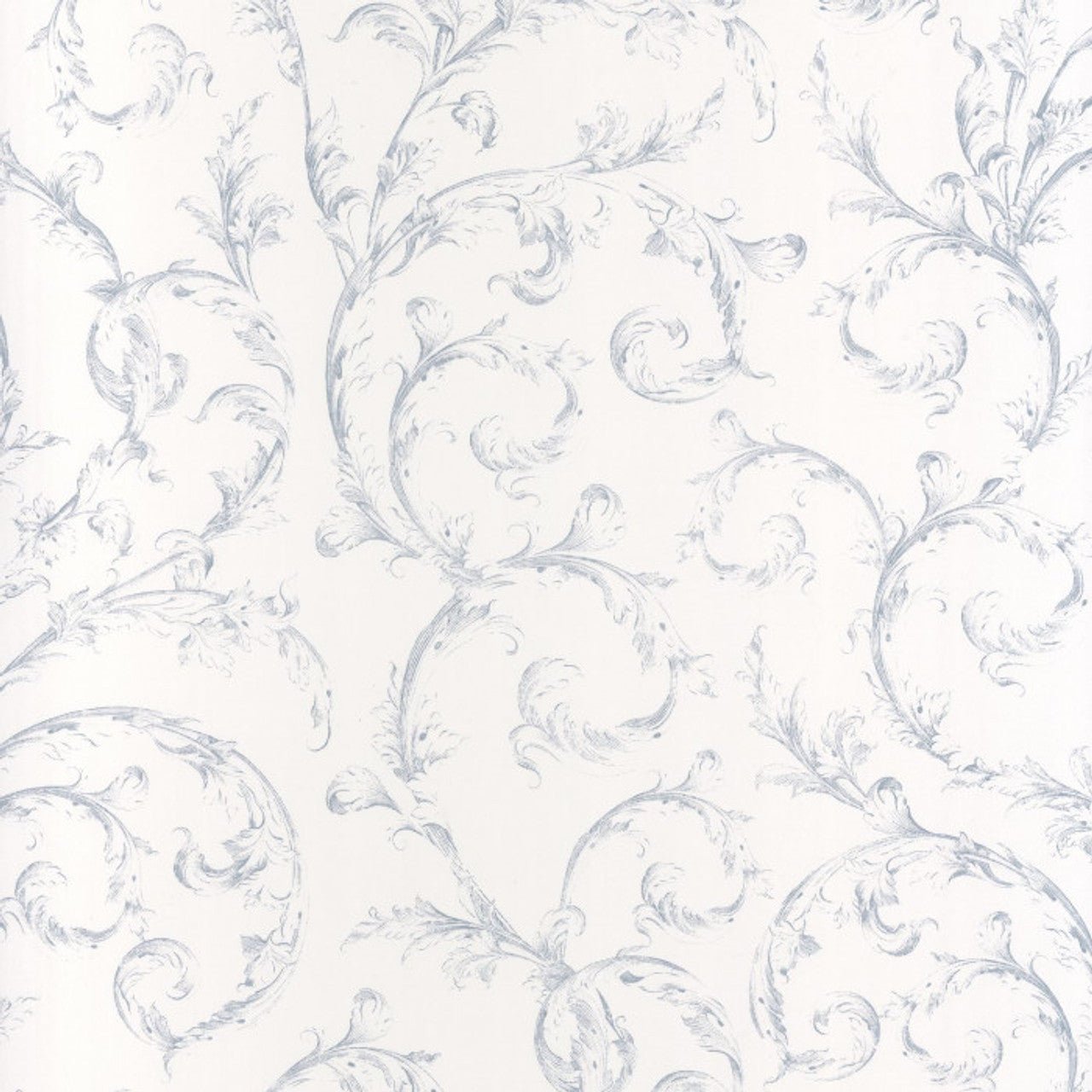Arabesque Fontainebleau Wallpaper - Blue - Casadeco - 81536101 - Premier Wallcovering