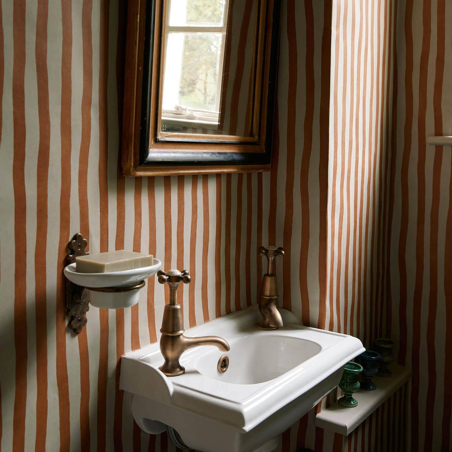 Artist's Stripe Wallpaper - Amber - House of Hackney - 1-WA-ATS-DI-AMB-XXX