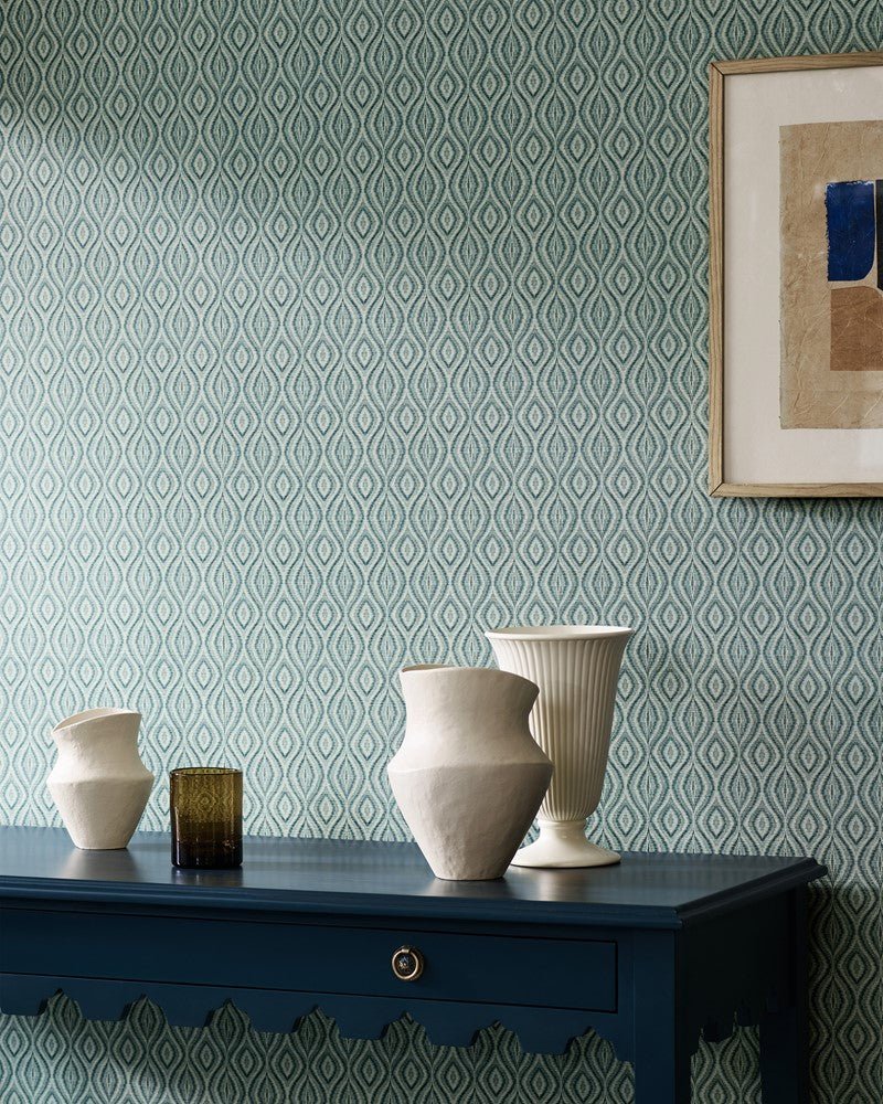Astrid Wallpaper - Slate - J8016 - 04 - Jane Churchill