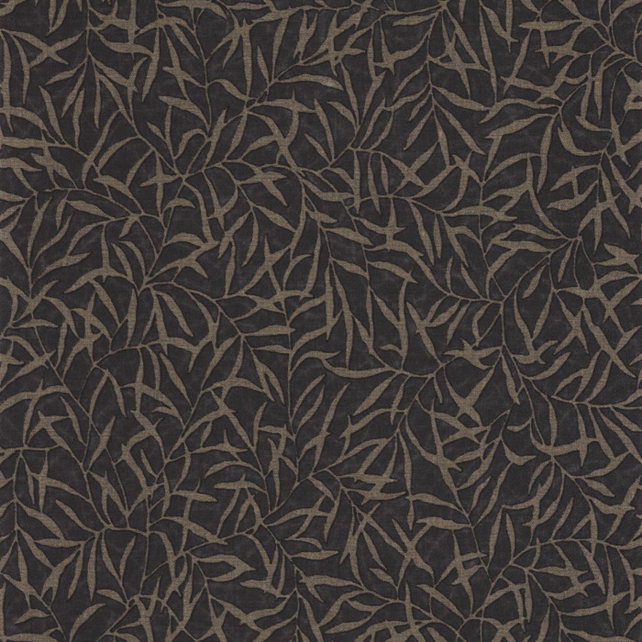 Bambu Bali Vert Canopee Wallpaper - Noir Reglisse - Casadeco - 88179811 - Premier Wallcovering