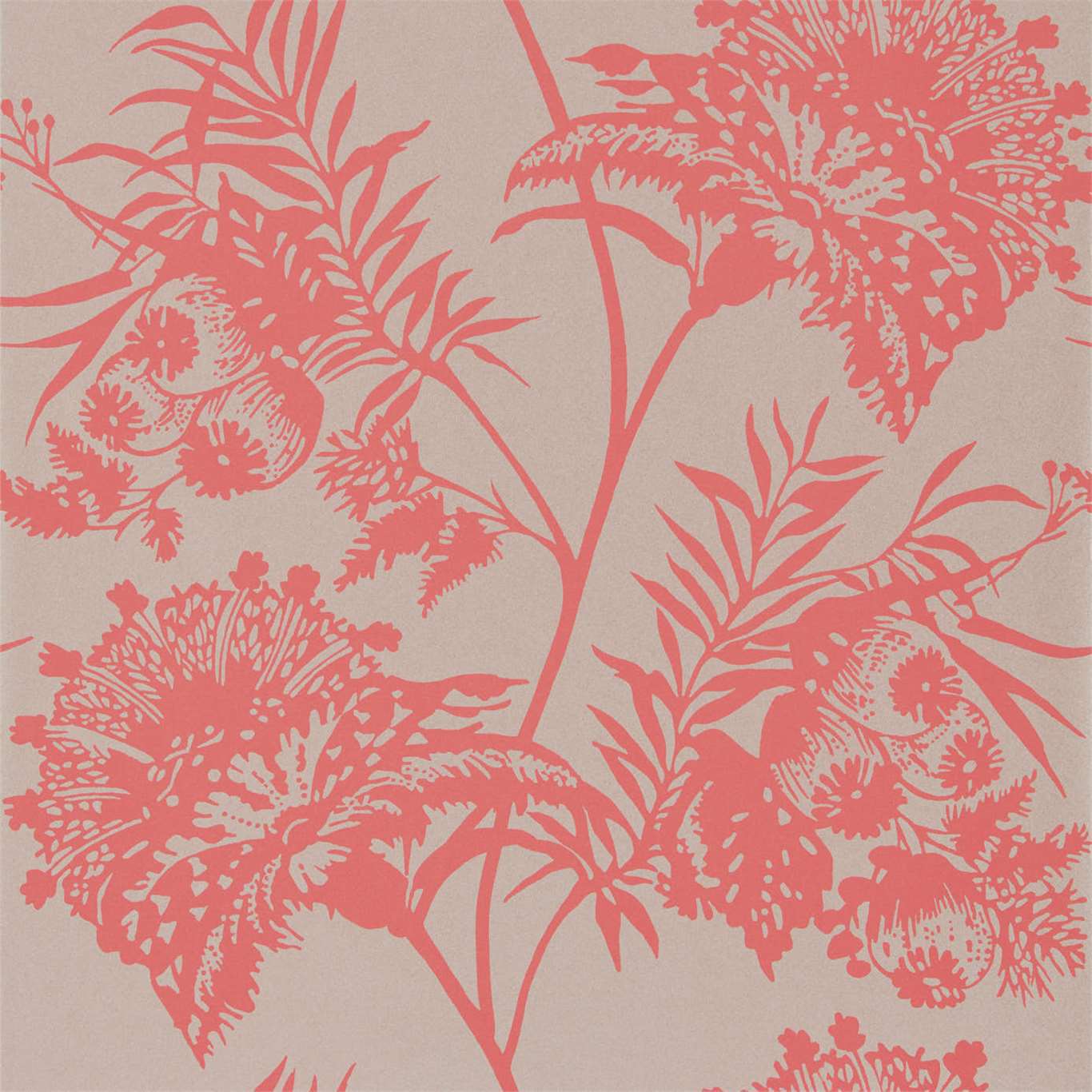Bavero Wallpaper - Coral - Harlequin - HZAP111766
