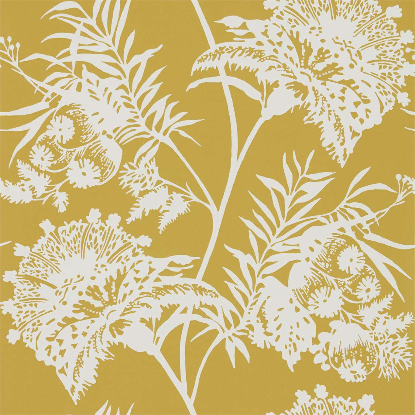 Bavero Wallpaper - Ochre - Harlequin - HZAP111764