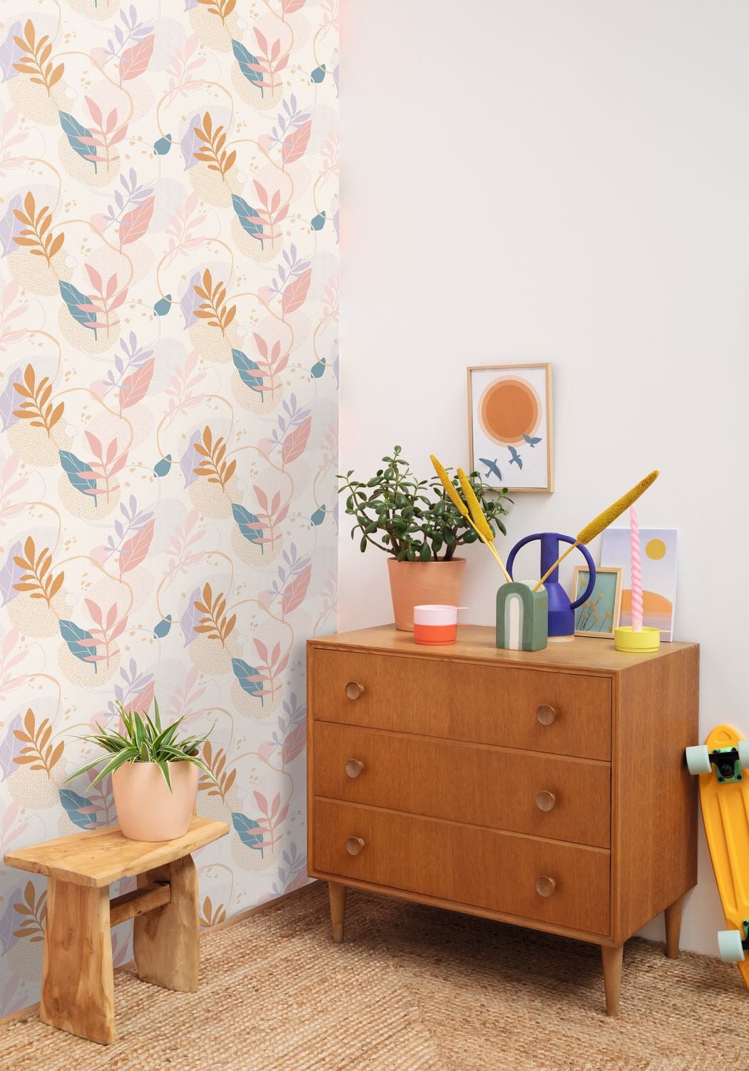 Be Yourself Wallpaper - Rose Jaune - Caselio - 103262040