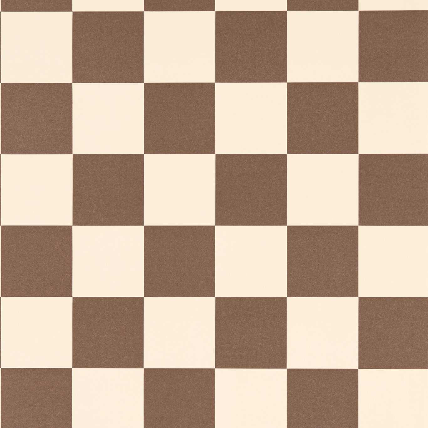 Blenets Check Wallpaper - Chocolate - Harlequin - HHHW113170
