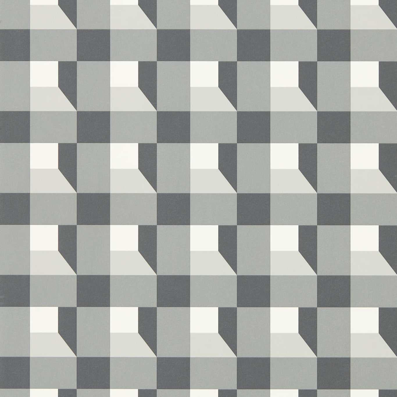 Blocks Wallpaper - Black Earth/Sketched/Diffused Light - Harlequin - HQN3112943