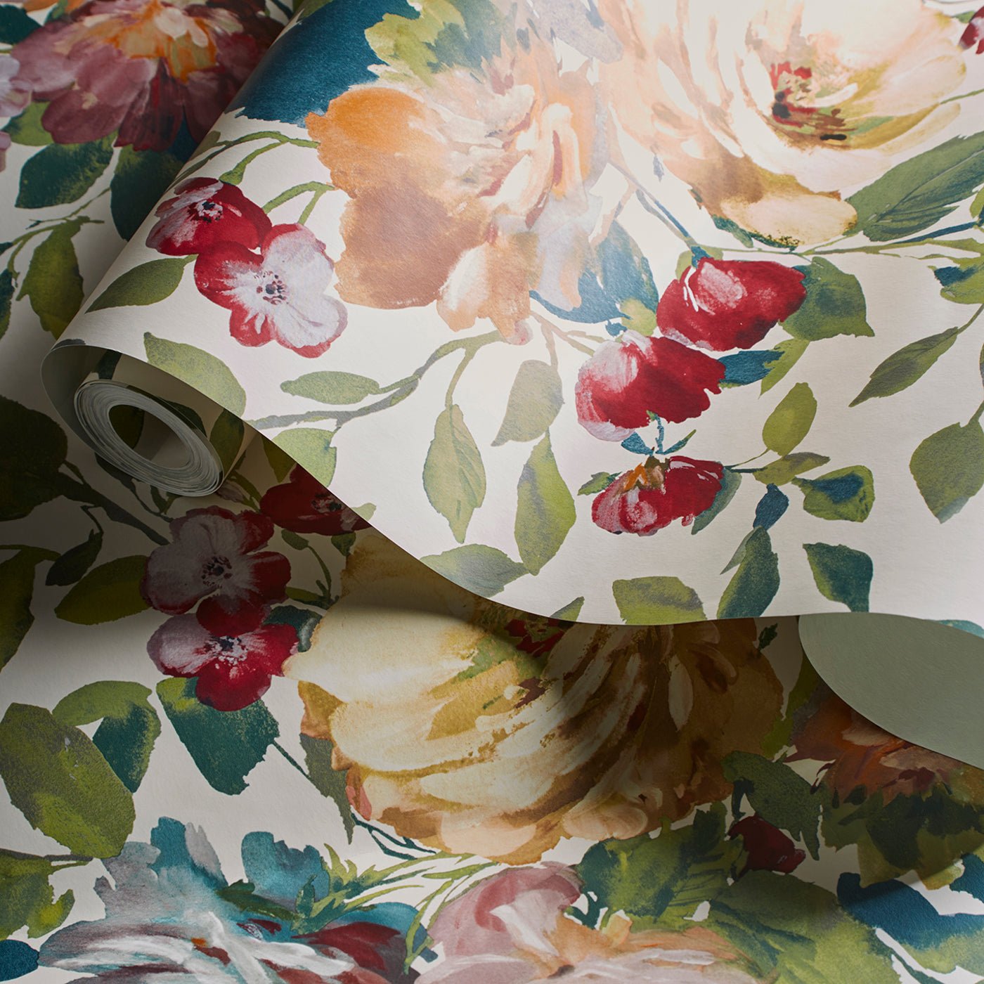 Bloom Wallpaper - Multi - Clarke & Clarke - W0139/04 - Premier Wallcovering