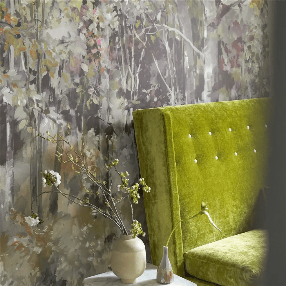 Bois De Bouleau Scene 2 Wallpaper - Sepia - PDG1176/01 - Designers Guild