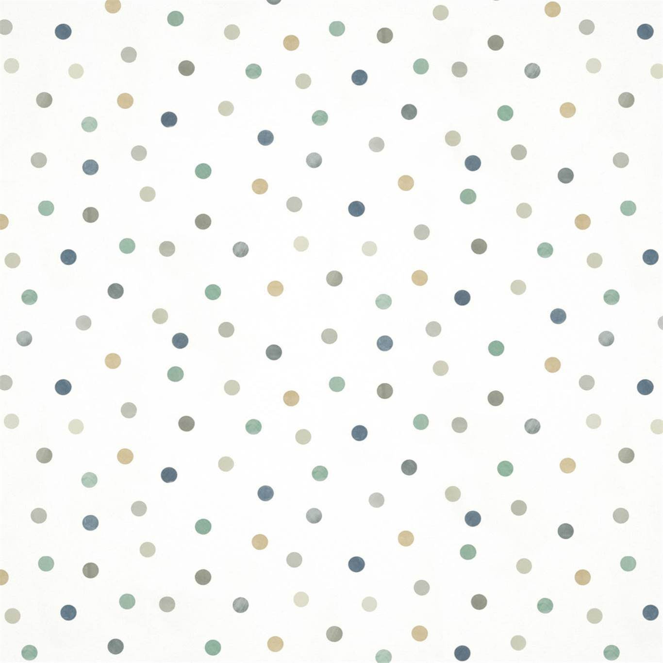 Bon Bon Wallpaper - Gilver/Duck Egg/Denim - Harlequin - HLTF112638