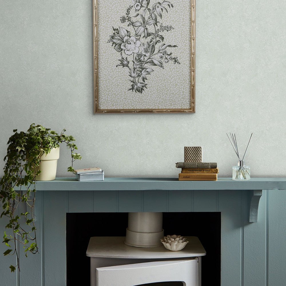 Brindley Wallpaper - Duck Egg Blue - Laura Ashley - 122756 - Premier Wallcovering