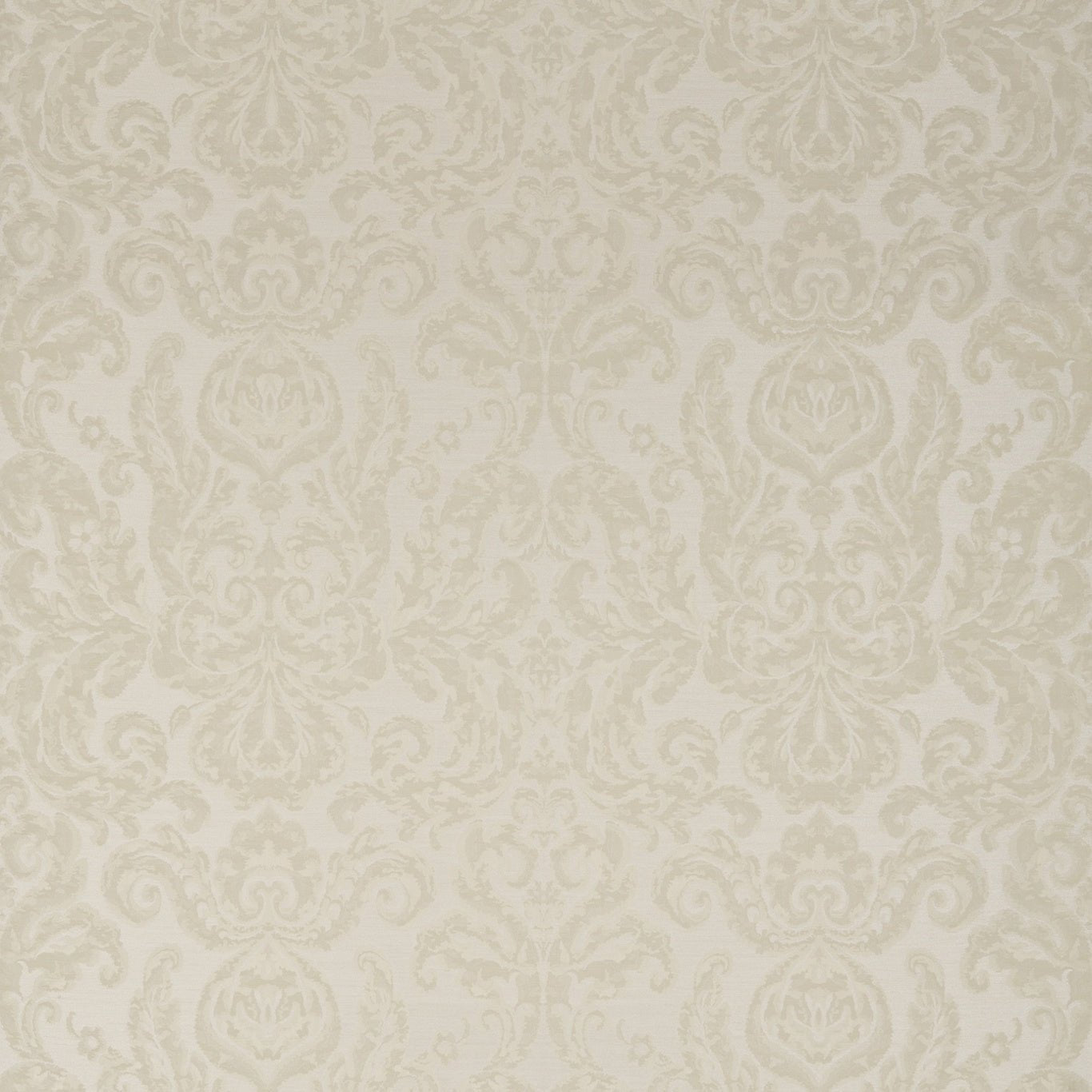 Brocatello Wallpaper - Chalk - Zoffany - ZCON312007 - Morris Wallpaper