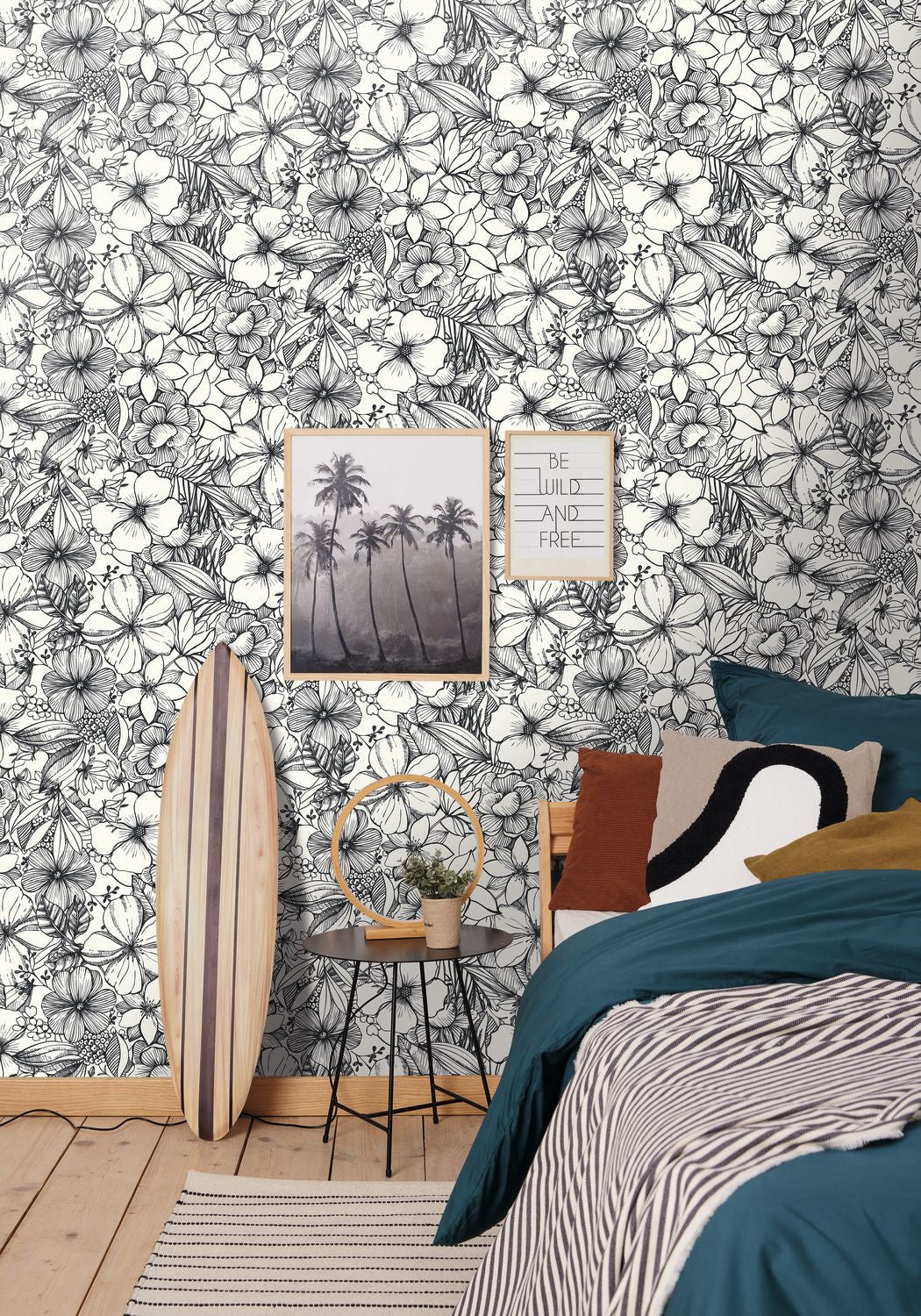California Dreaming Wallpaper - Noir Et Blanc - Caselio - 103389009