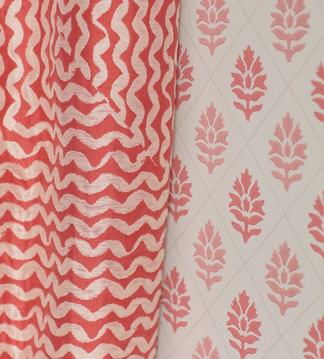 Camille Wallpaper - Grey/Beige - Nina Campbell - NCW4303 - 05 - Premier Wallcovering