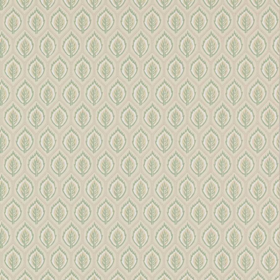 Carrick Wallpaper - Green - Colefax & Fowler - W7011 - 05 - Premier Wallcovering