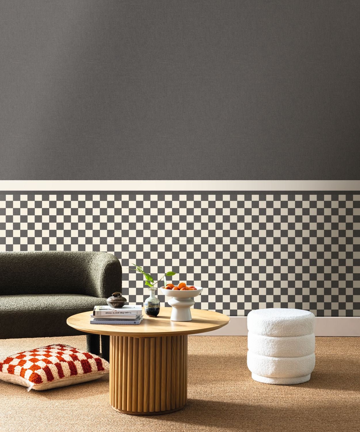 Checks Wallpaper - Noir - Caselio - 106749000