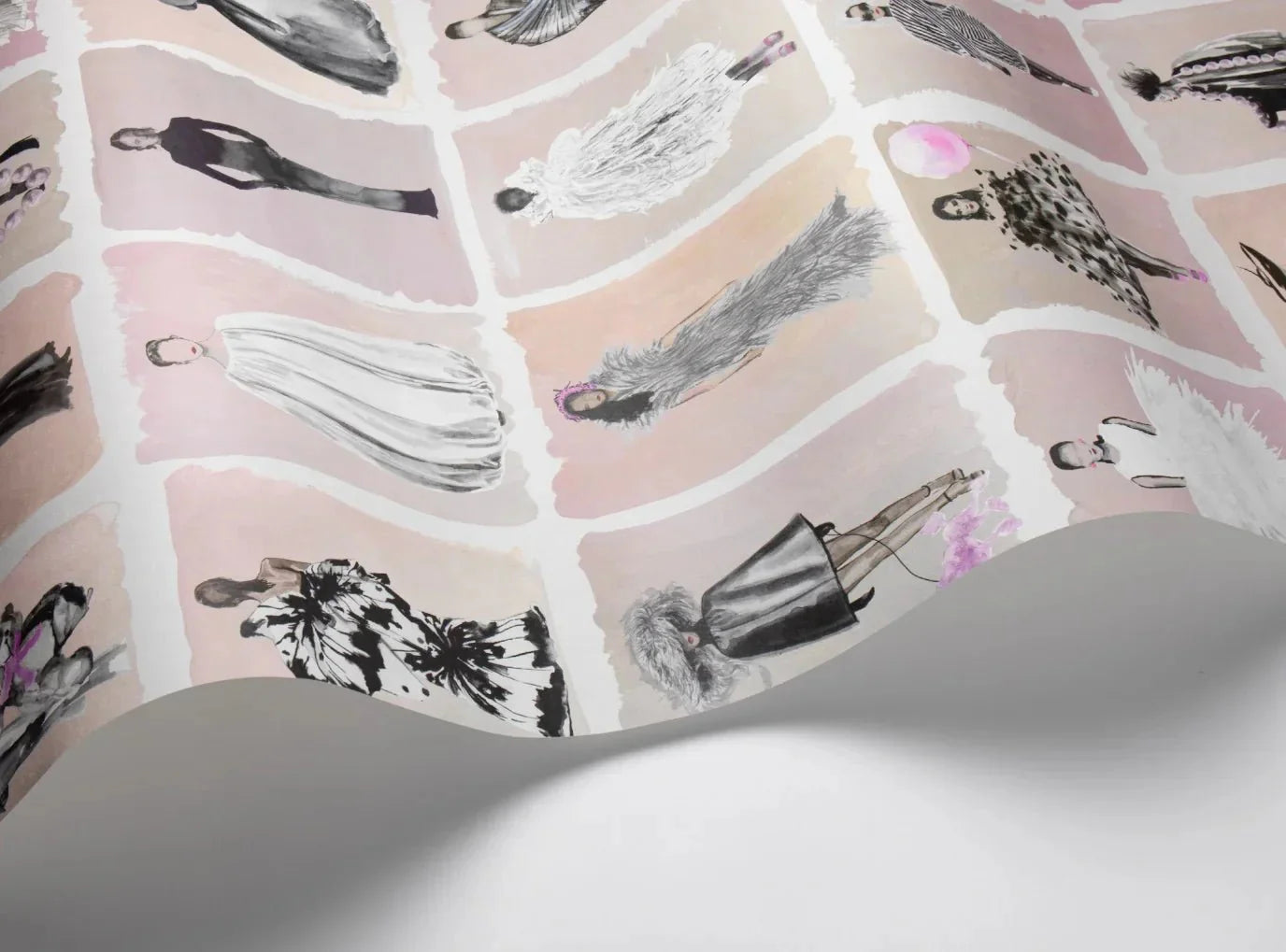 Couture Carousel Wallpaper - Blush Pearl - 175/1006M - Cole & Son - Premier Wallcovering