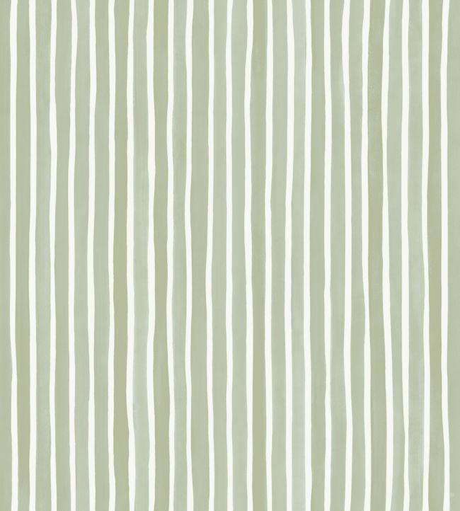 Croquet Stripe Wallpaper - Soft Olive - 110/5030 - Cole & Son - Premier Wallcovering