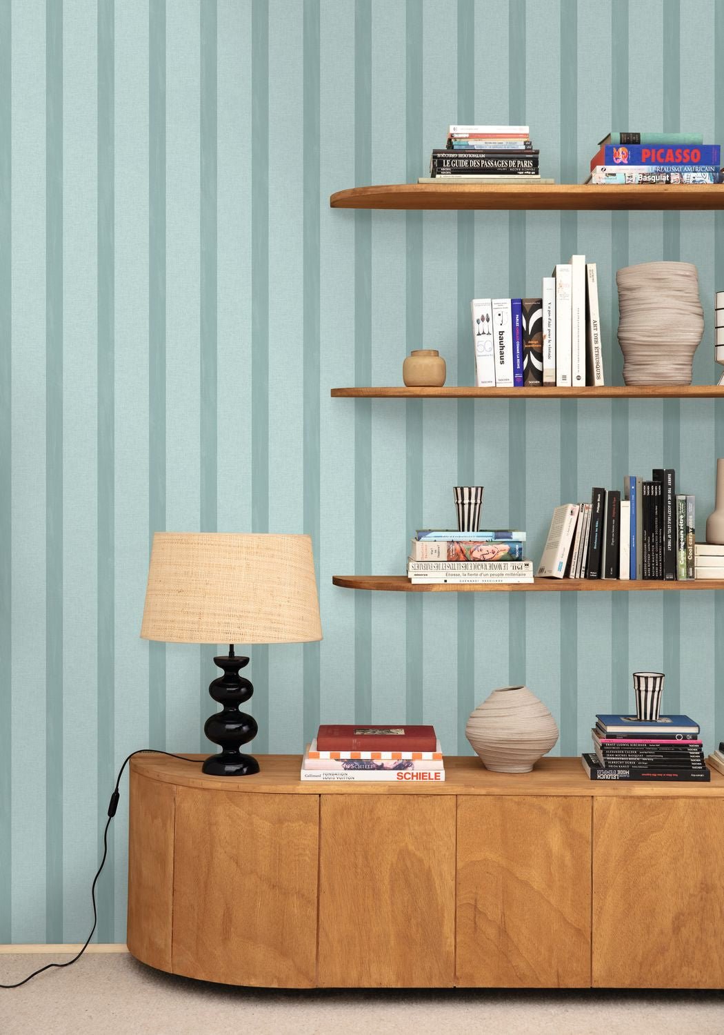 Cyrene Wallpaper - Bleu Grise - Caselio - 103666092