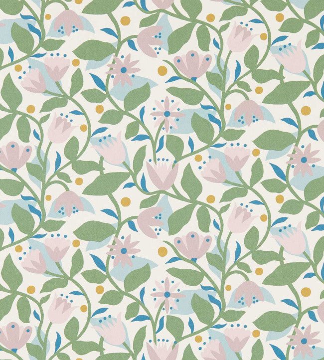 Dancing Daisies Wallpaper - Lilac - Scion - NSCW113283