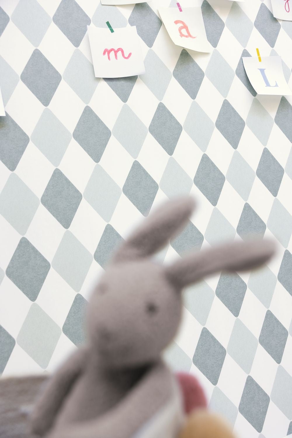 Danser Wallpaper - Bleu Grise - Caselio - 103576066