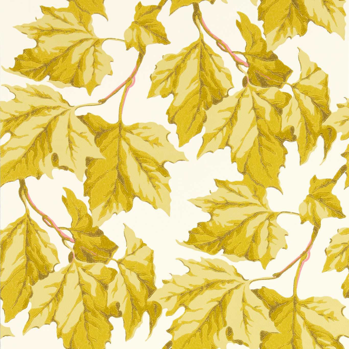 Dappled Leaf Wallpaper - Citrine - Harlequin - HSRW113046
