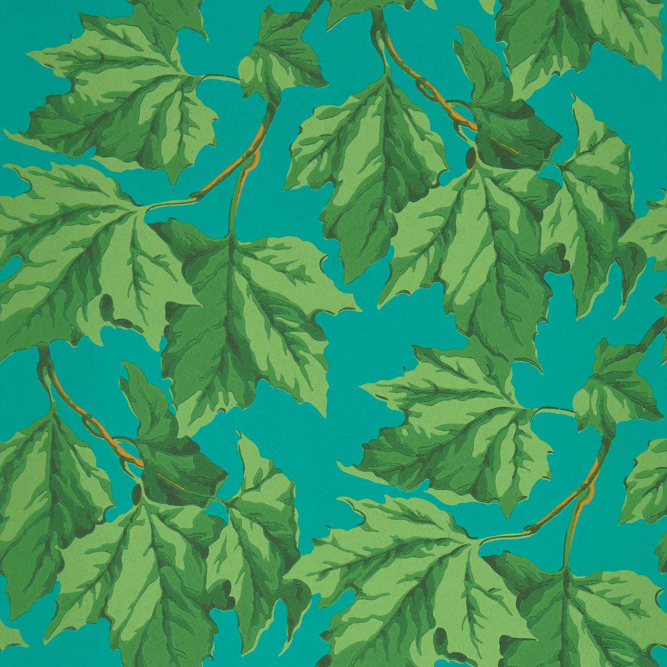 Dappled Leaf Wallpaper - Emerald/Teal - Harlequin - HSRW113047