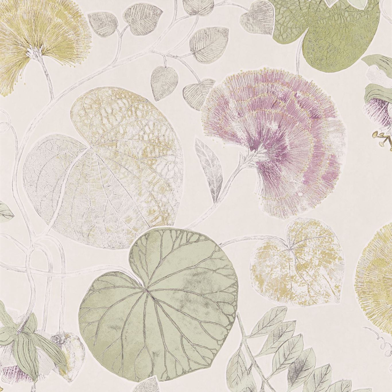 Dardanella Wallpaper - Linden/Heather - Harlequin - HGAT111259