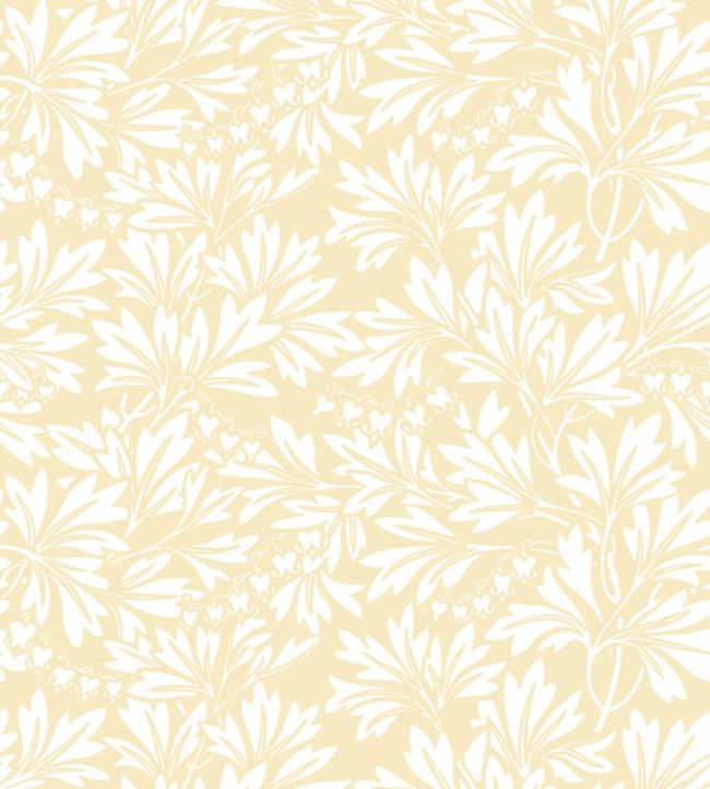 Dialytra Wallpaper - Chalk on Pale Ochre - 88/11046 - Cole & Son - Premier Wallcovering