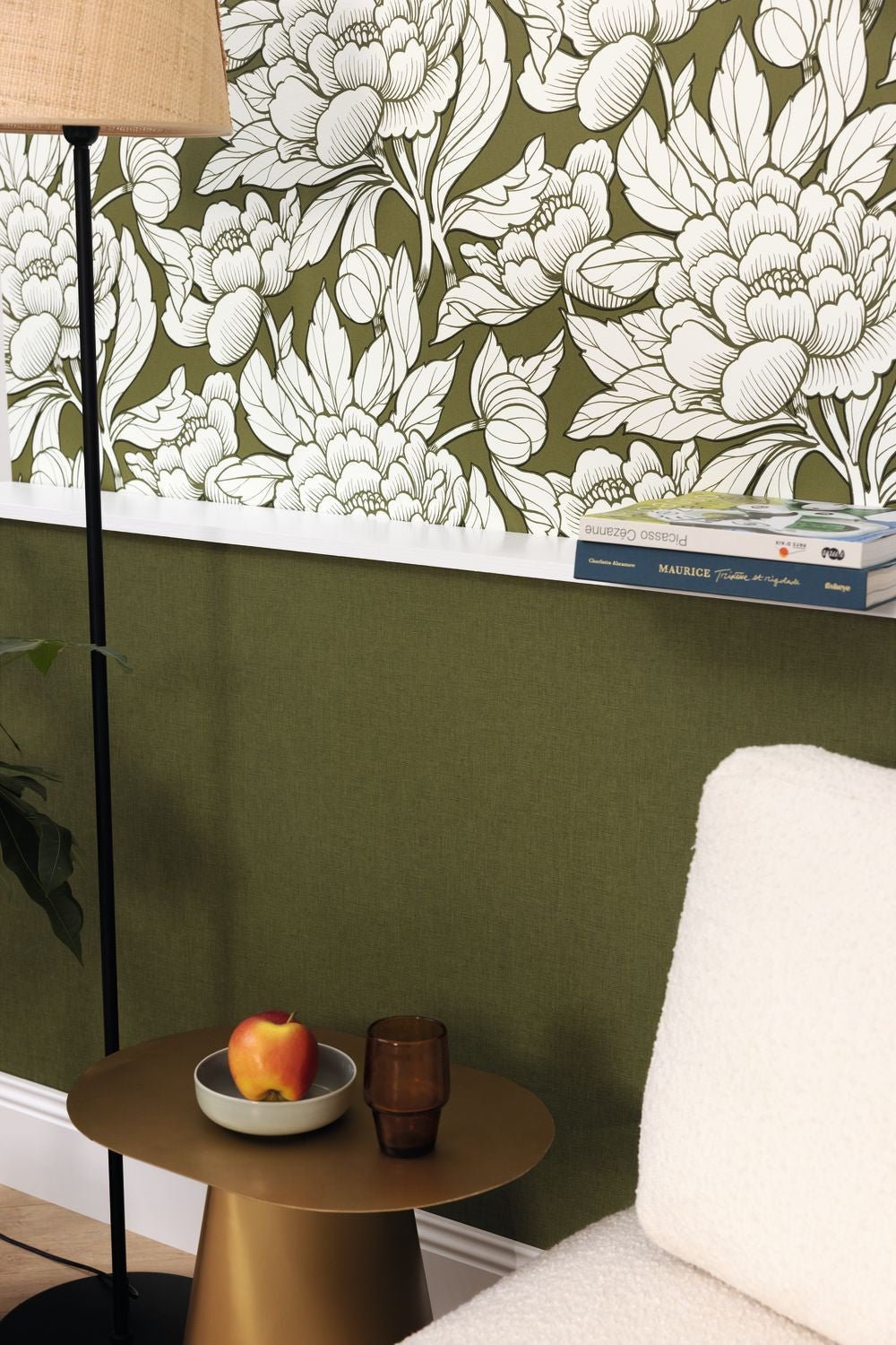 Envergure Wallpaper - Kaki - Caselio - 104547070