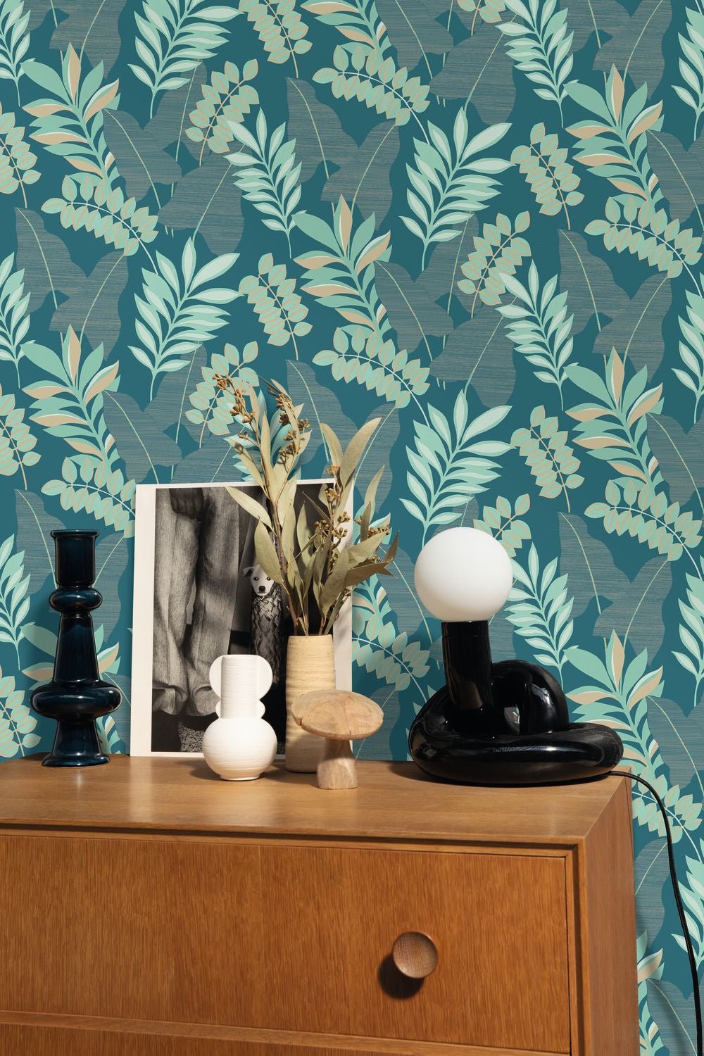 Escapade Voyage Wallpaper - Bleu Nuit - Caselio - 102326618