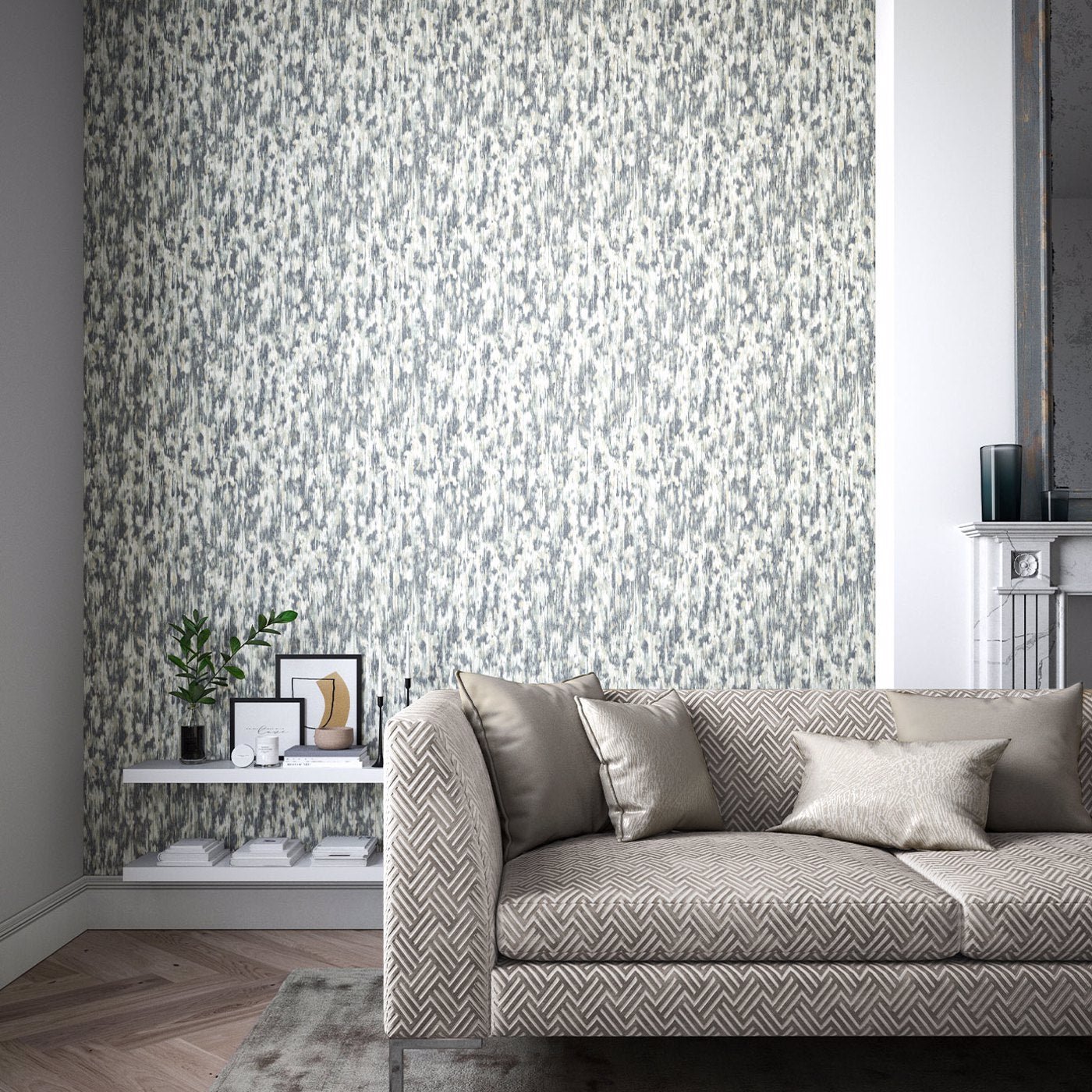 Fade Wallpaper - Slate/Pearl - Harlequin - HM7W112743