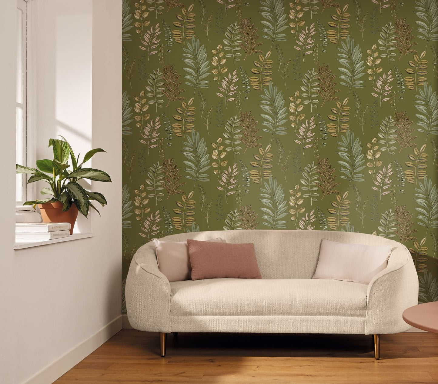 Florium Wallpaper - Vert mousse - Caselio - 106667196