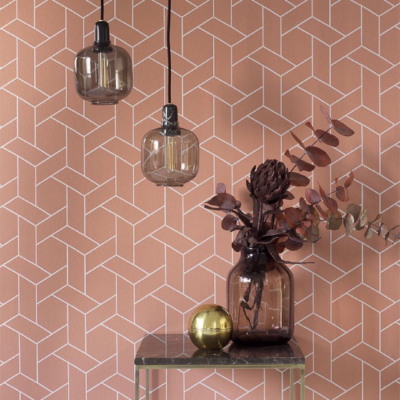 Focale Helsinki Wallpaper - Blanc - Casadeco - 82030121 - Premier Wallcovering