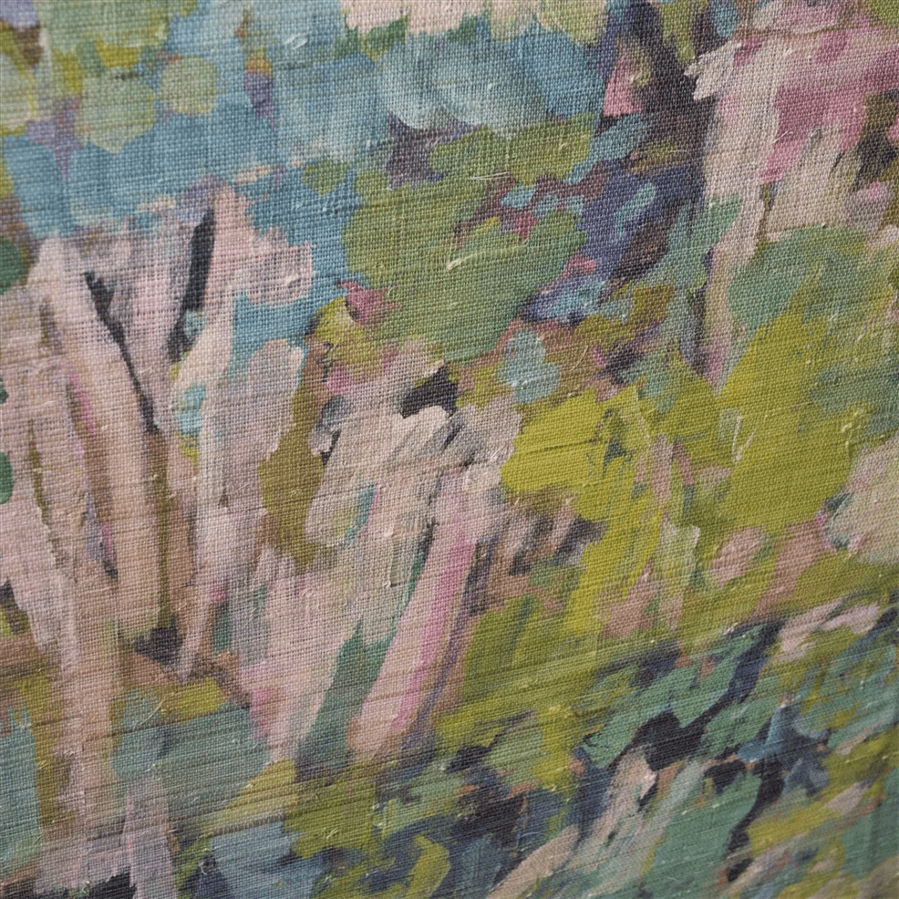 Foret Impressionniste Grasscloth Wallpaper - Celadon - PDG1183/01 - Designers Guild